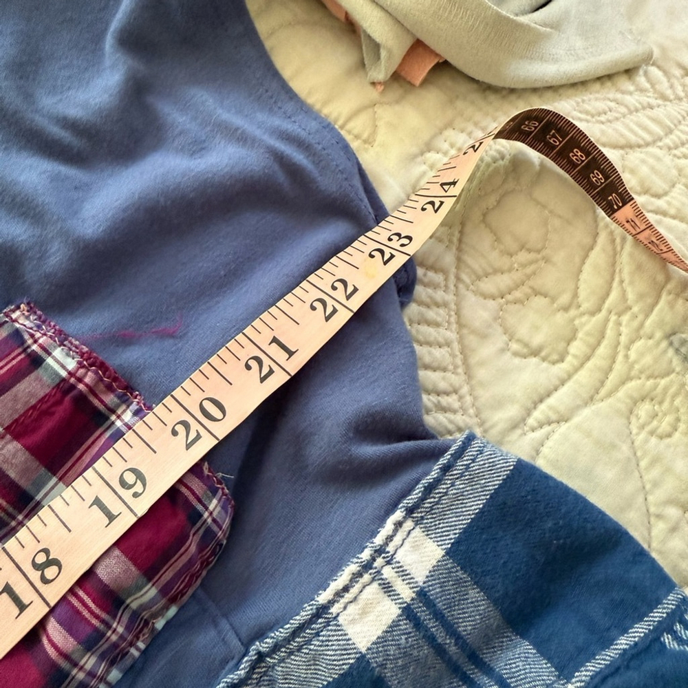 Handmade Upcycled T-Shirt Dress Patchwork Dragonfly Bird Art XL - Picture 5 of 6